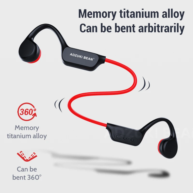 Adzuki Bean Bone Conduction Bluetooth Earphone X7 Wireless IPX8 Professional Swimming Headphones MP3 IP68 32G Waterproof Headset