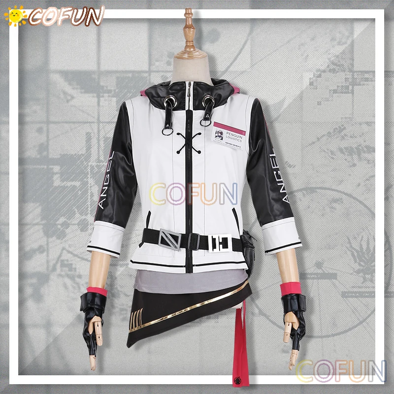 

COFUN [Customized] Game Arknights Exusiai Cosplay Costume Halloween Outfits Women New Suit Uniform