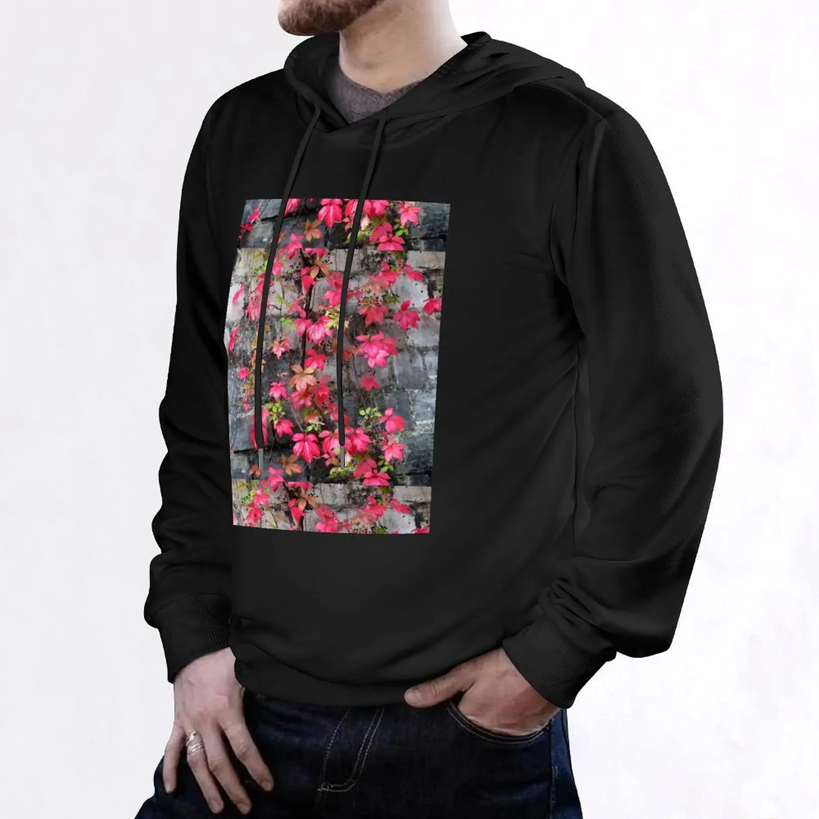 Paris Pere LaChaise Fall Leaves Pullover Hoodie autumn clothes men's oversize hoodie