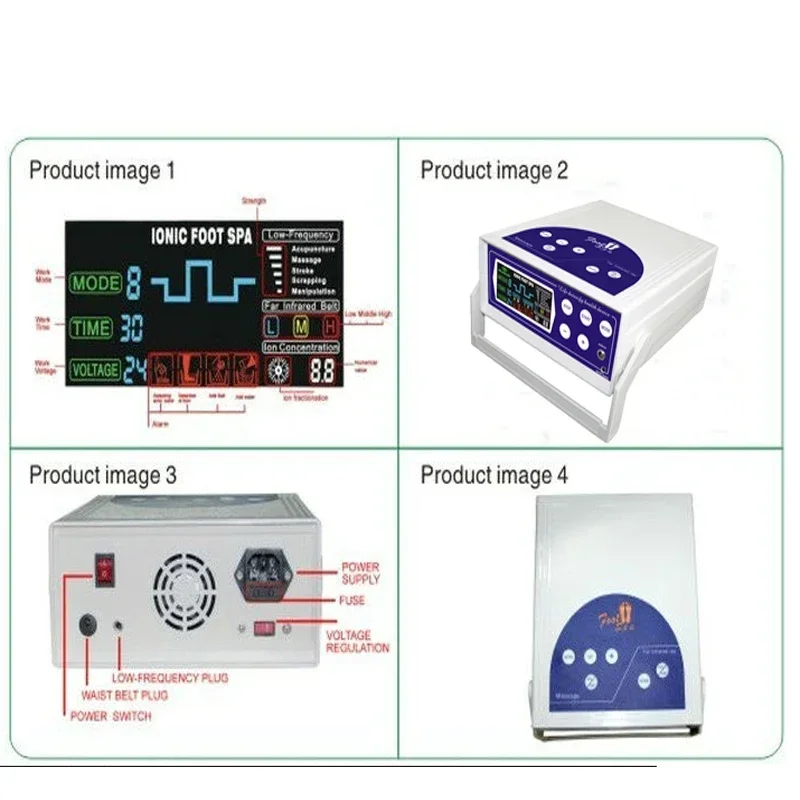 Машина для детоксикации ног с ЖК-дисплеем потеря веса бесплатной доставкой CE
