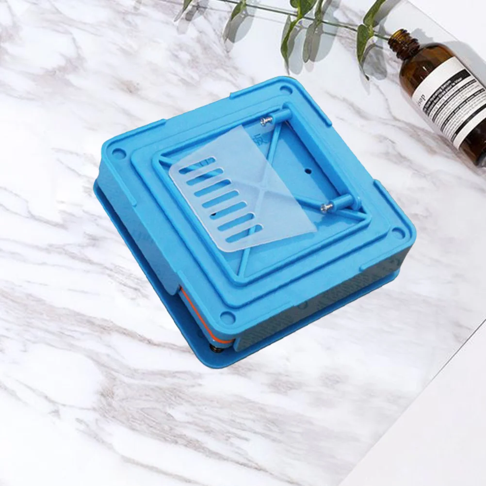 

100 Holes Manual Capsule Filling Machine Capsule Maker Pharmaceutical Capsule Filler Filling Tool for Capsules Sky-Blue