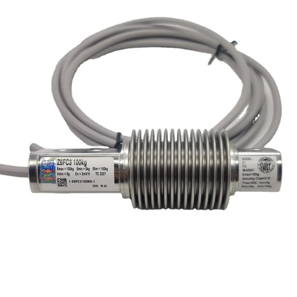 HBM Z6FC3 сильфонный тензодатчик сдвиговой балки 5/10/20/50/100/200/300/500 кг для ленточного