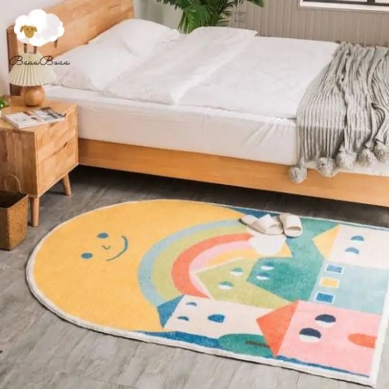 

Baby Folding Carpet Fluffy Carpet for Living Room Soft Babi Mat Plush Kids Carpet Cartoon Floor Mats For Children Baby Rug