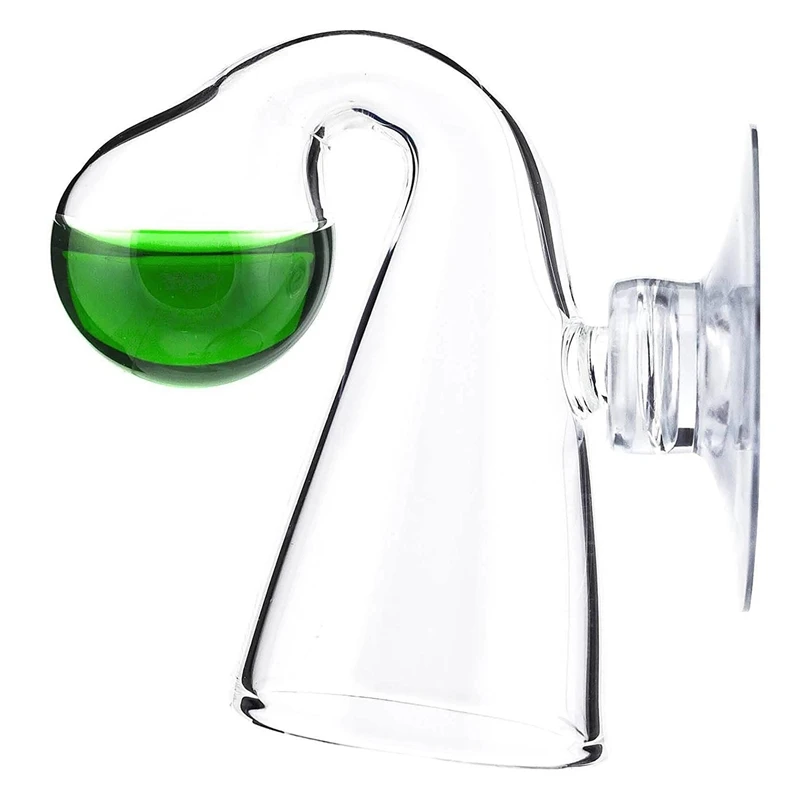 

Fish Tank Water Live Moss Plant Aquarium Notes Glass CO2 Drop Checker Carbon Dioxide PH Ball Long Term Indicator