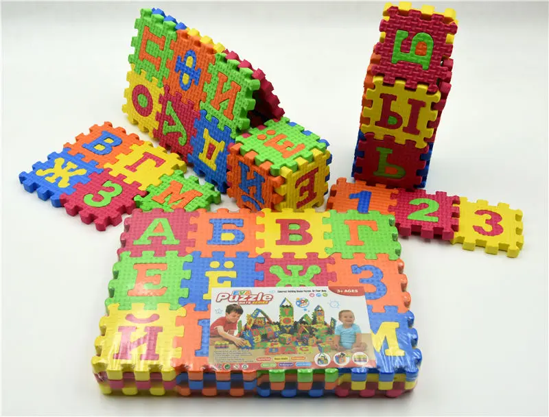 36 шт./партия детский коврик-пазл из пены