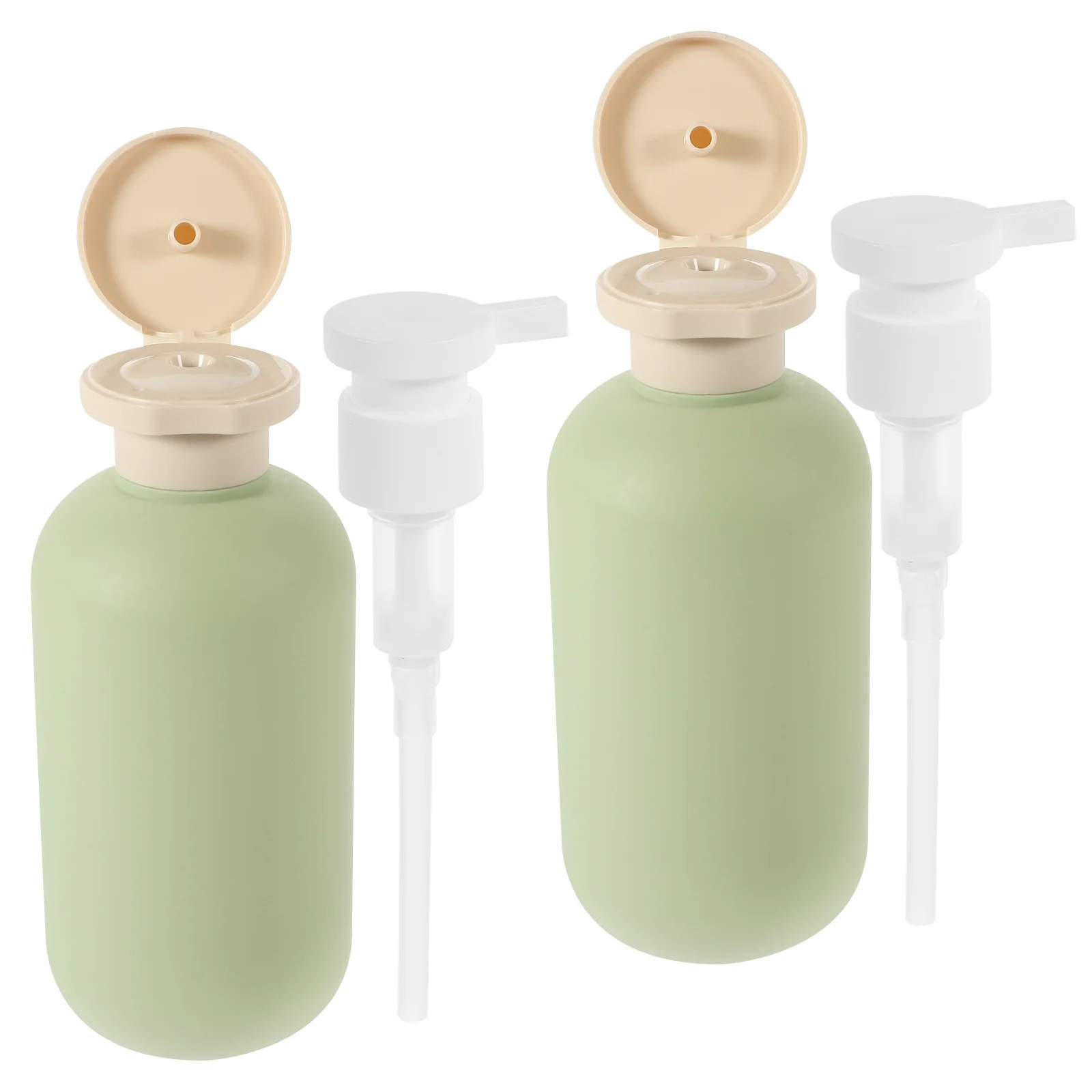 

Lotion Dispenser Bottles Travel Lids Empty Shampoo Replacement Pump Heads Refillable