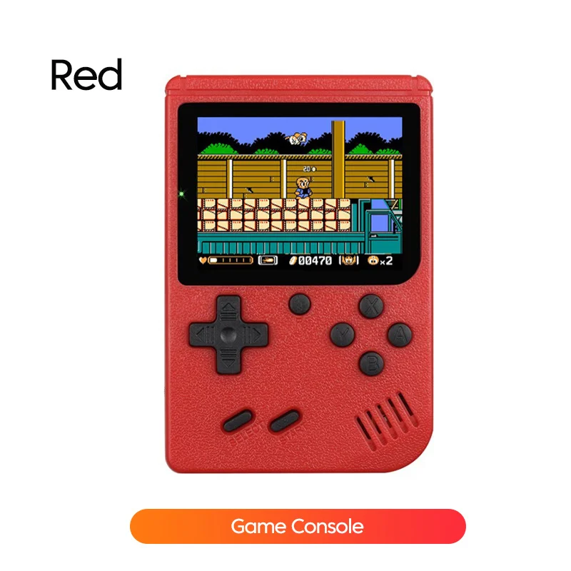 2023 New Retro Portable Mini Handheld Video Game Console 8-bit Color Lcd Children's Color Game Player With 400 Popkiddy Games enlarge
