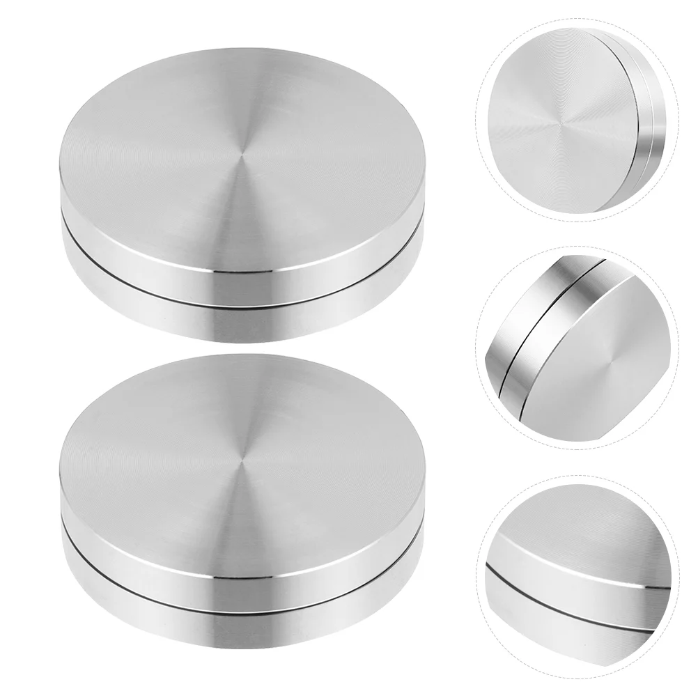 

Cake Turntable Stand Decorating Rotating Bearing Bearings Table Base Baking Revolving Roundsupplies Aluminum Display Dessert