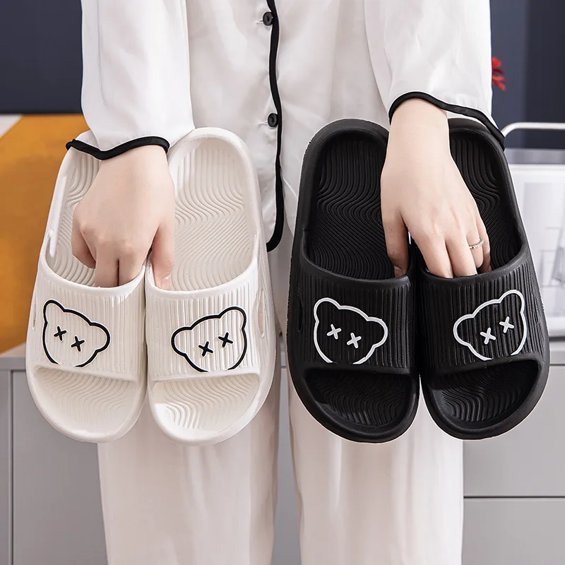 For Women Summer Unisex Flat Sole Non-slip Slides Warm Indoor Light Eva Men Couples Outdoors Ladies Funny Shoes