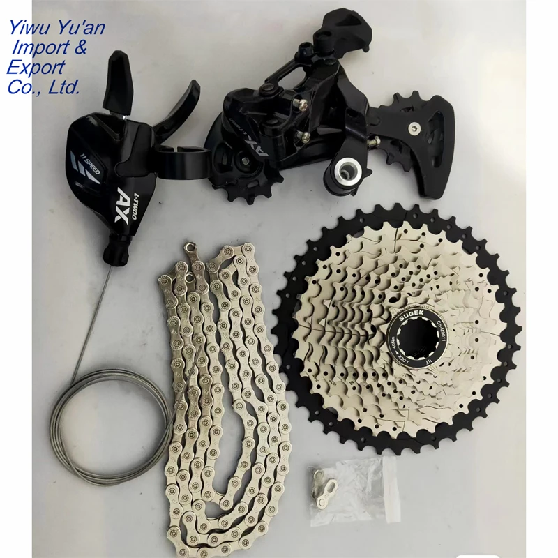 

L-TWOO AX11 transmission kit 1*11 speed Mountain bike shifting kit shifter rear derailleur flywheel chain