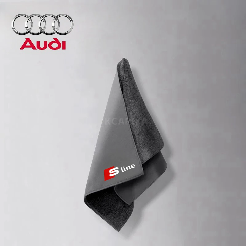 

Полотенце из микрофибры для мытья автомобиля Audi S3 S4 S5 S6 RS3 RS4 RS5 Q2 Q3 Q5 Q7 Q8 SQ5 TT A3 A4 A5 A6 A7 A8
