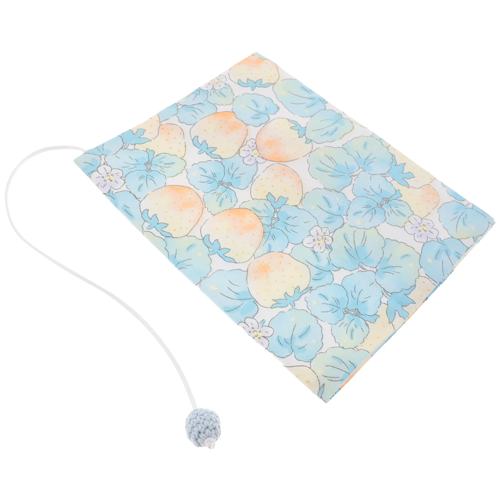 

Book Cover Flower Embellishments A5 Cloth Pouches Books Practical Notebook Sleeve Fabric Students Covers Travel Decoration