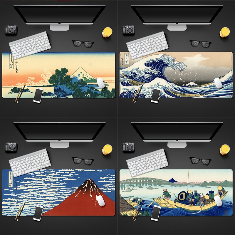 

Japan Famous Mount Fuji Mouse Pad 90x40cm Anime XXL Gaming Padmouse Gamer Laptop Keyboard Mouse Mats For Playing Game CSGO