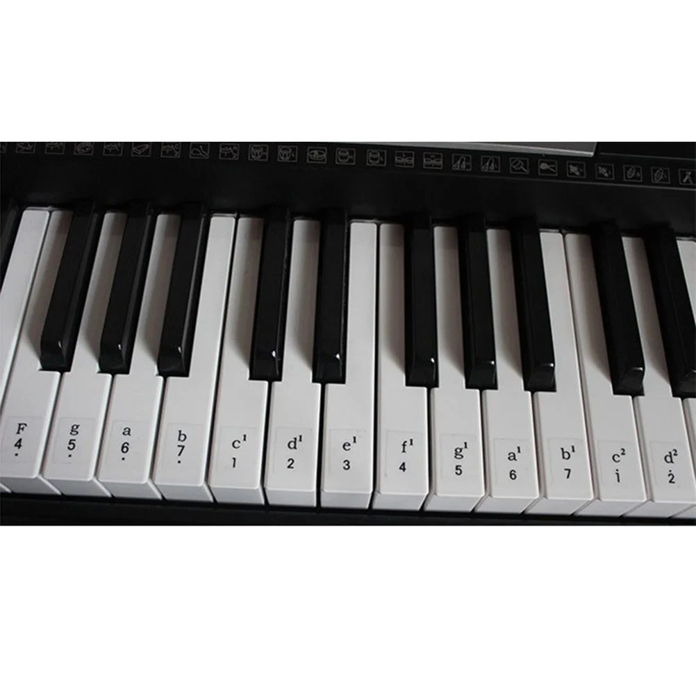 88-клавишные ноты для электронного пианино силиконовые аксессуары наклейки