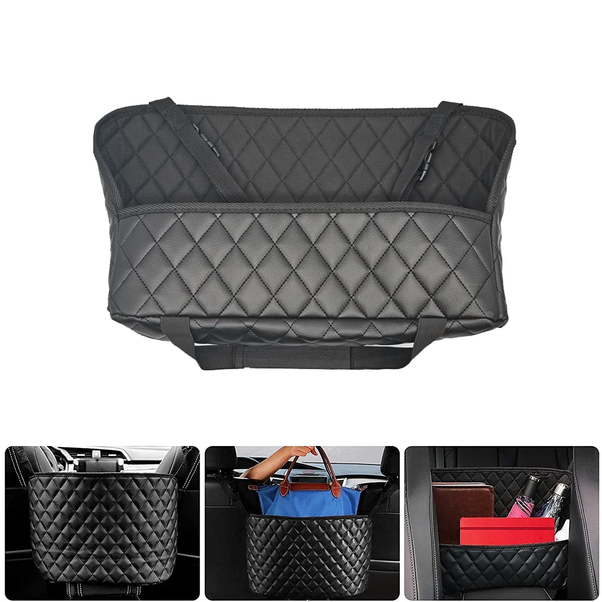 

Автомобильный держатель-органайзер из искусственной кожи