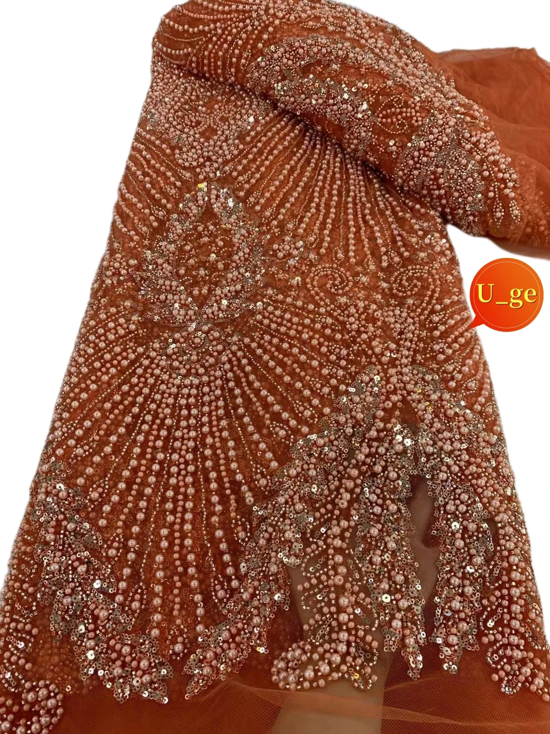 2025Новейшая нежная элегантная мягкая разноцветная роскошная кружевная ткань