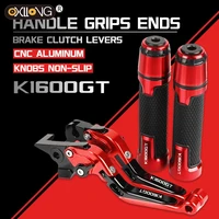k1600gt 2011 2013 motorcycle cnc brake clutch levers handlebar knobs handle hand grip ends for bmw k1600gt 2011 2012 2013