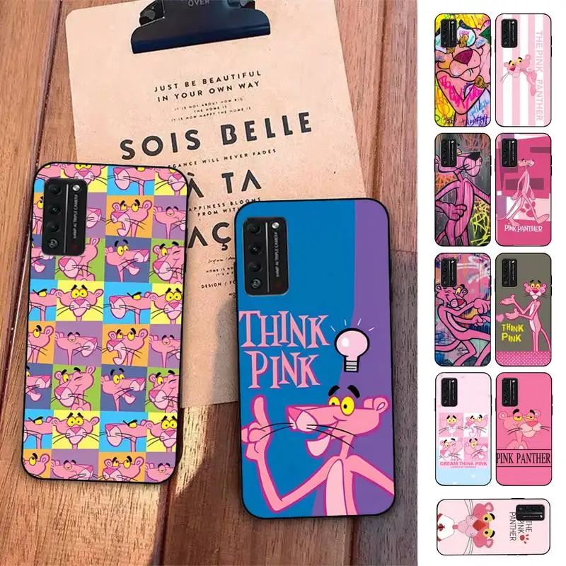 

MINISO Pink Panther Phone Case for Huawei Honor 10 i 8X C 5A 20 9 10 30 lite pro Voew 10 20 V30