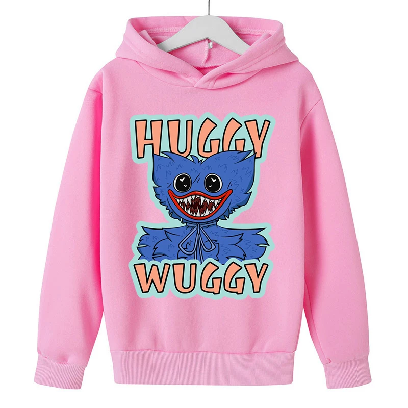 

Худи с принтом игры Poppy Play, мужские и женские детские толстовки, повседневный пуловер с длинным рукавом для мальчиков и девочек, Детская улич...