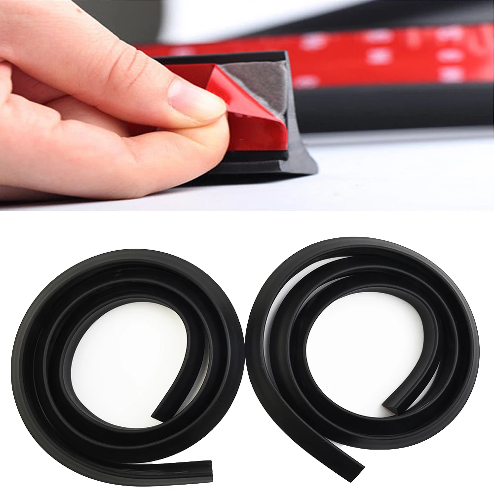 

2 PC Universal Car Splash Guard Fender Flare Extension Wheel Eyebrow Moulding Trim Wheel Arch Strip Extenders Decorative Scratch