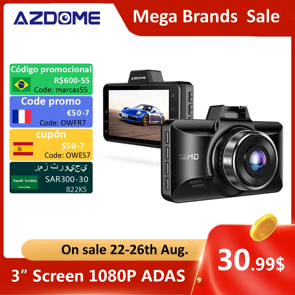 	AZDOME M01 Pro FHD 1080P Dash 	