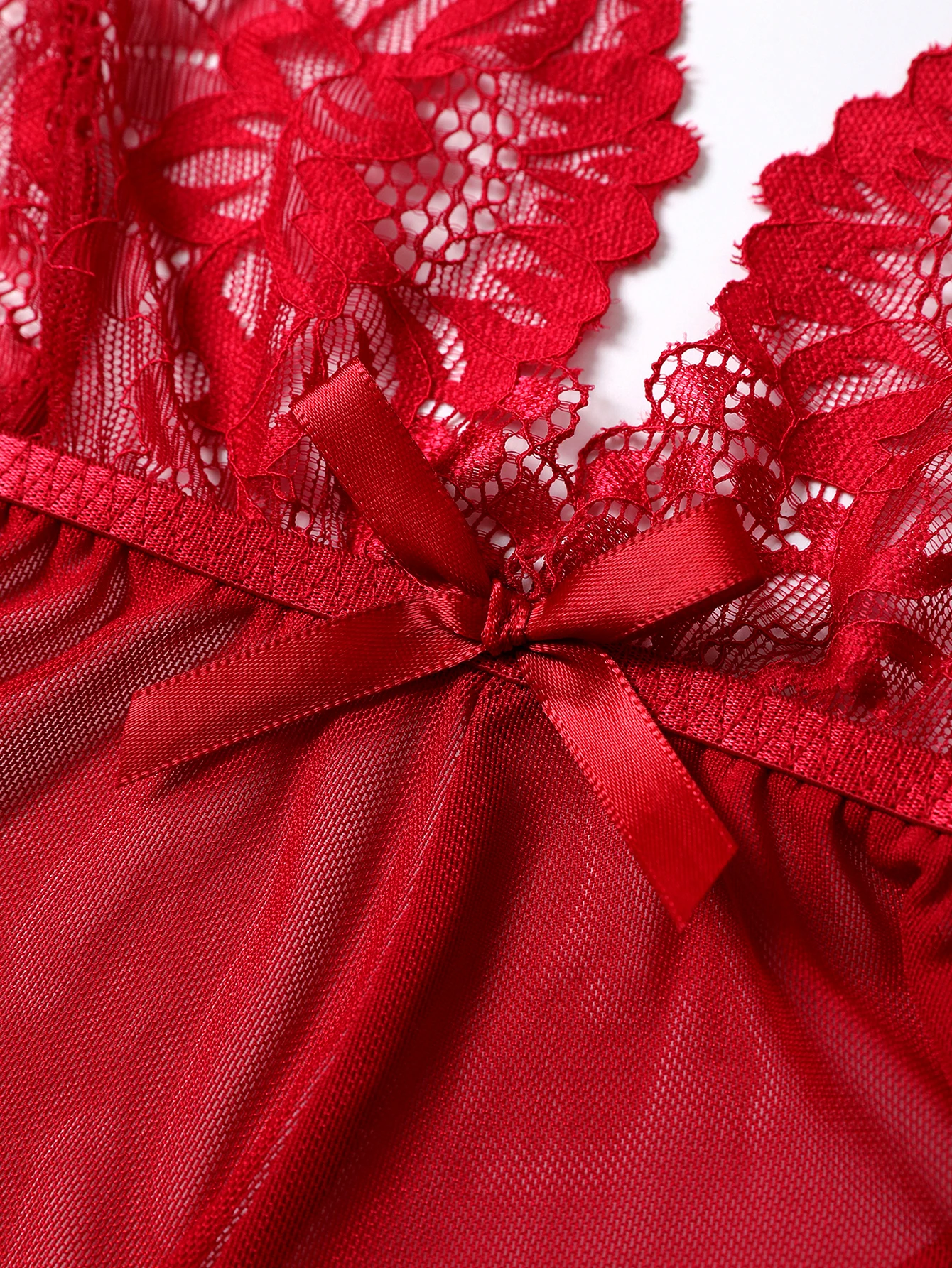 Тонкий стиль прозрачный бант женский цельный купальник без рукавов с открытой