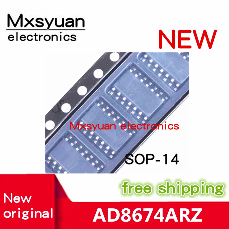 10 шт. AD8674 AD8674ARZ AD8674AR SOP14 новый прецизионный операционный усилитель с очень низким