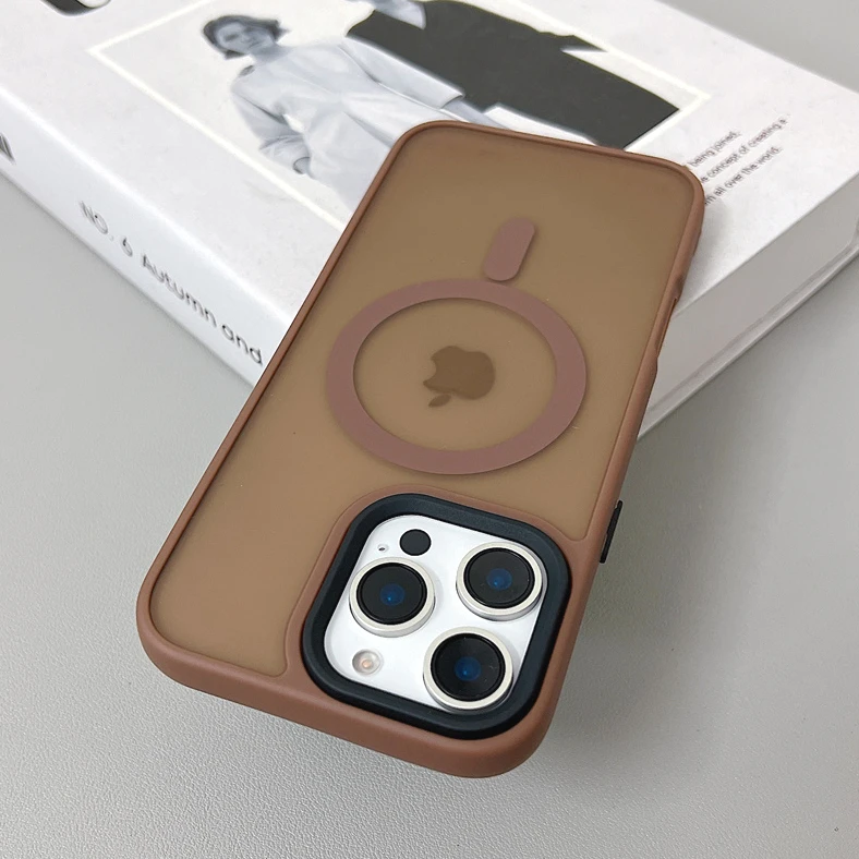 Магнитный чехол для телефона Magsafe с беспроводной зарядкой iPhone 15 12 11 13 14 Plus 16 Pro Max