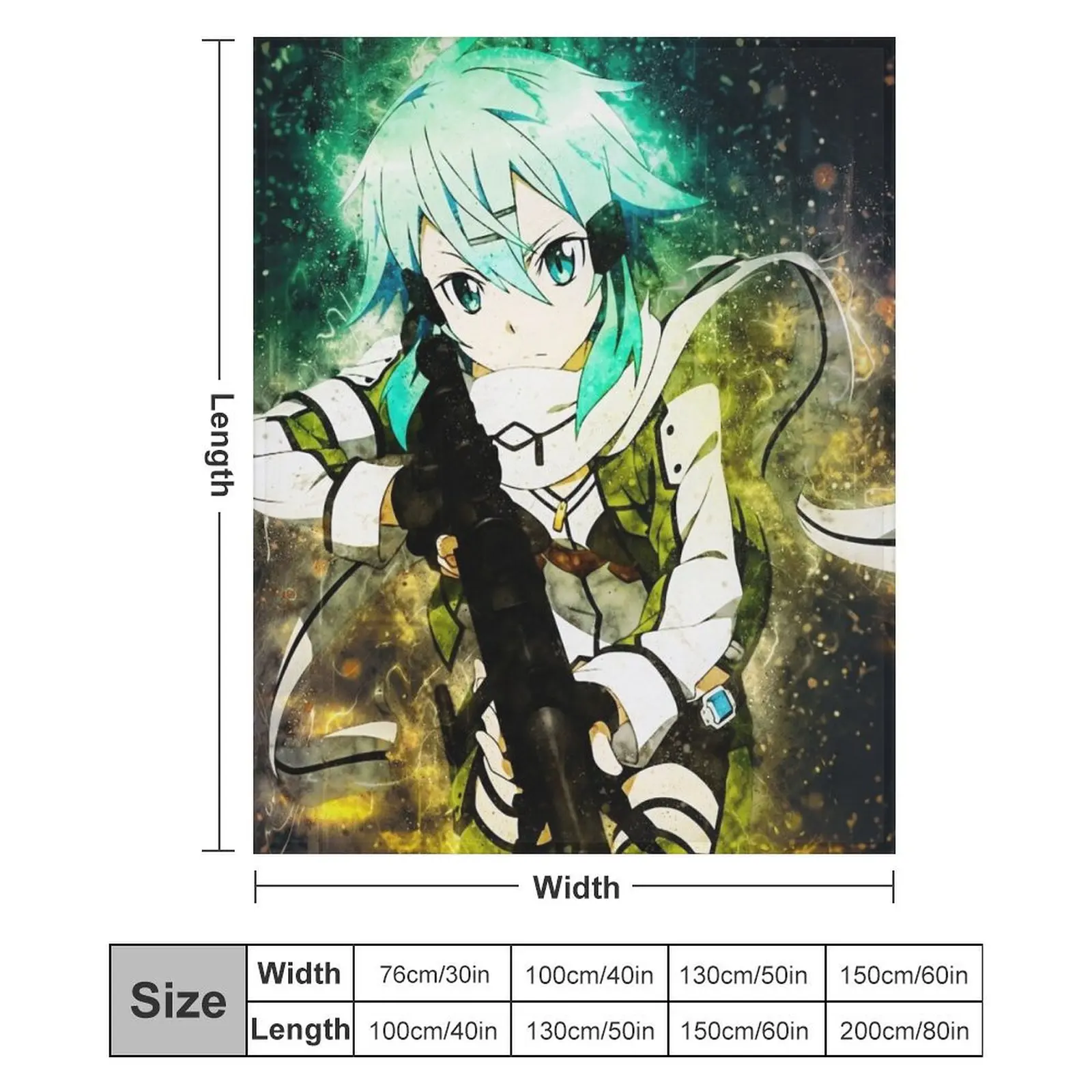 Sinon Sword Art Online пледы одеяла для детской постельного белья