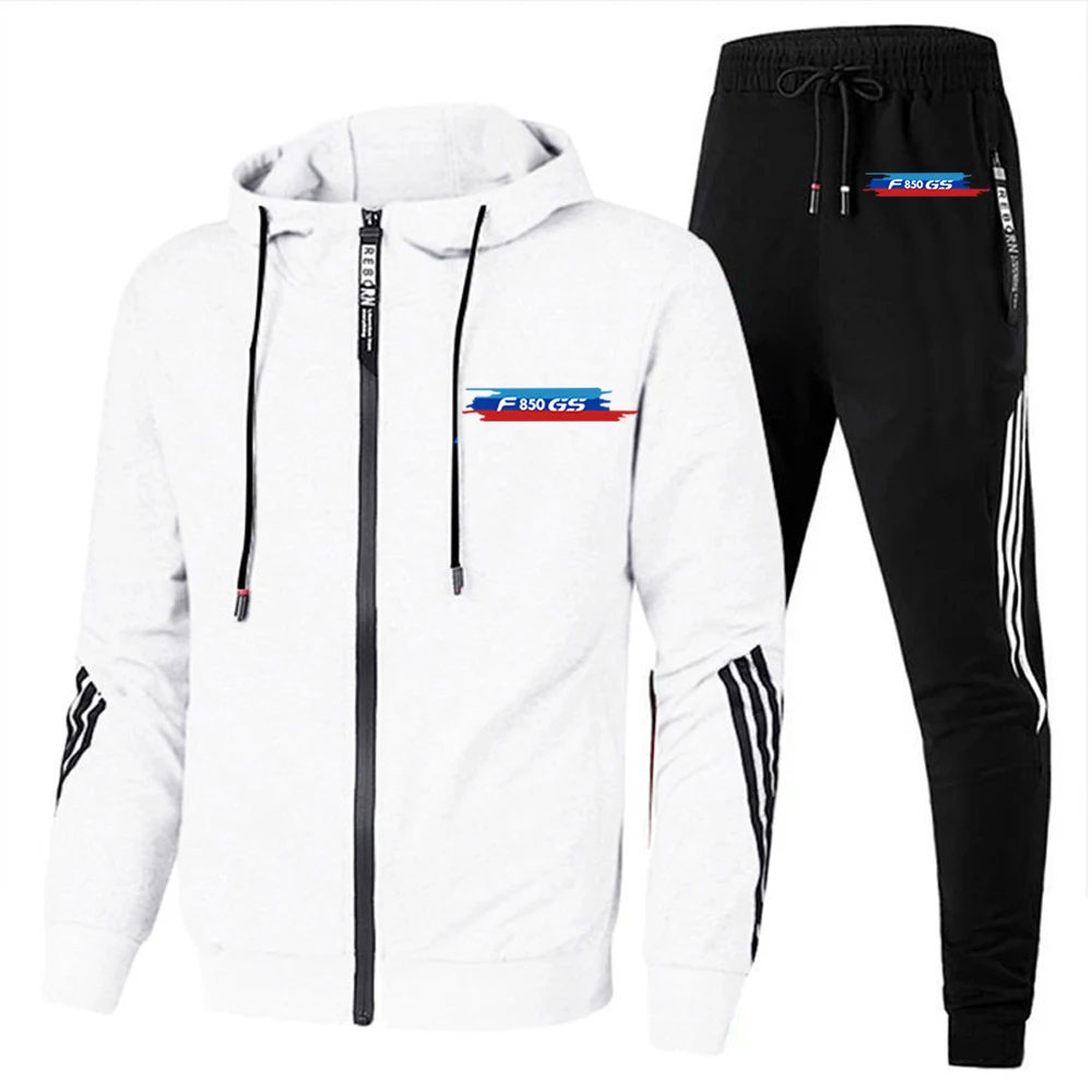 

FOR BMW F800R F900R F900 F900XR F 900 X XR 2023 new men's casual sportswear sportswear hooded printe top trousers