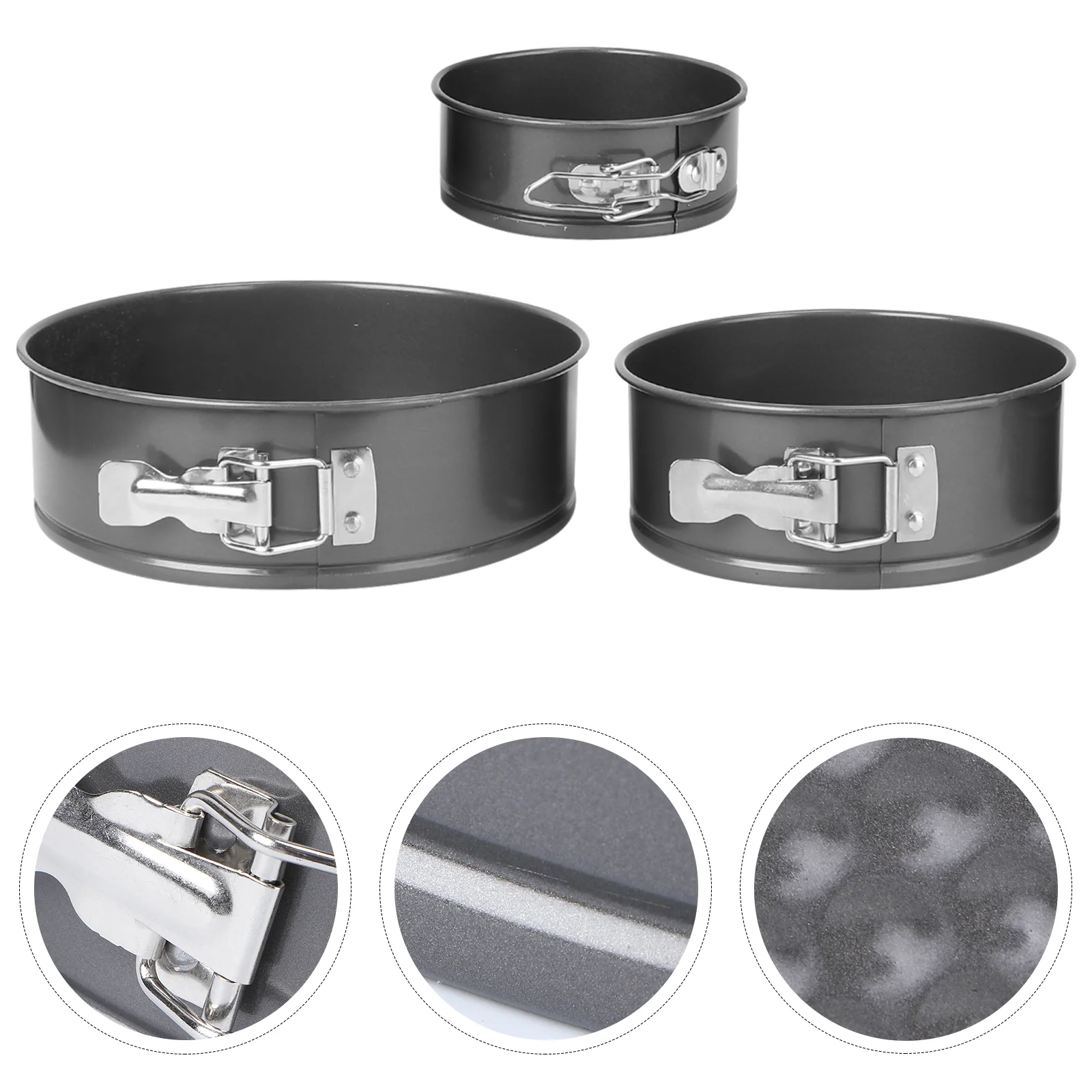 

Round Cake Pans Round Aluminum Cheesecake Pan with Removable Bottom Nonstick Leakproof Round Pans Bakeware Tools for