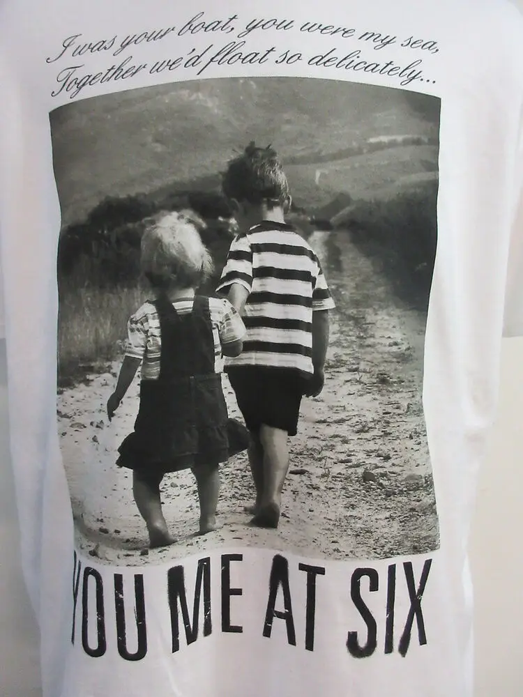 Официальная футболка YOU ME AT SIX в наличии Музыкальный концерт группы MERCH очень