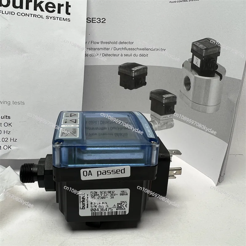Расходомер турбины Burkert Se32 8032 потока S/n латунные инструменты из нержавеющей стали
