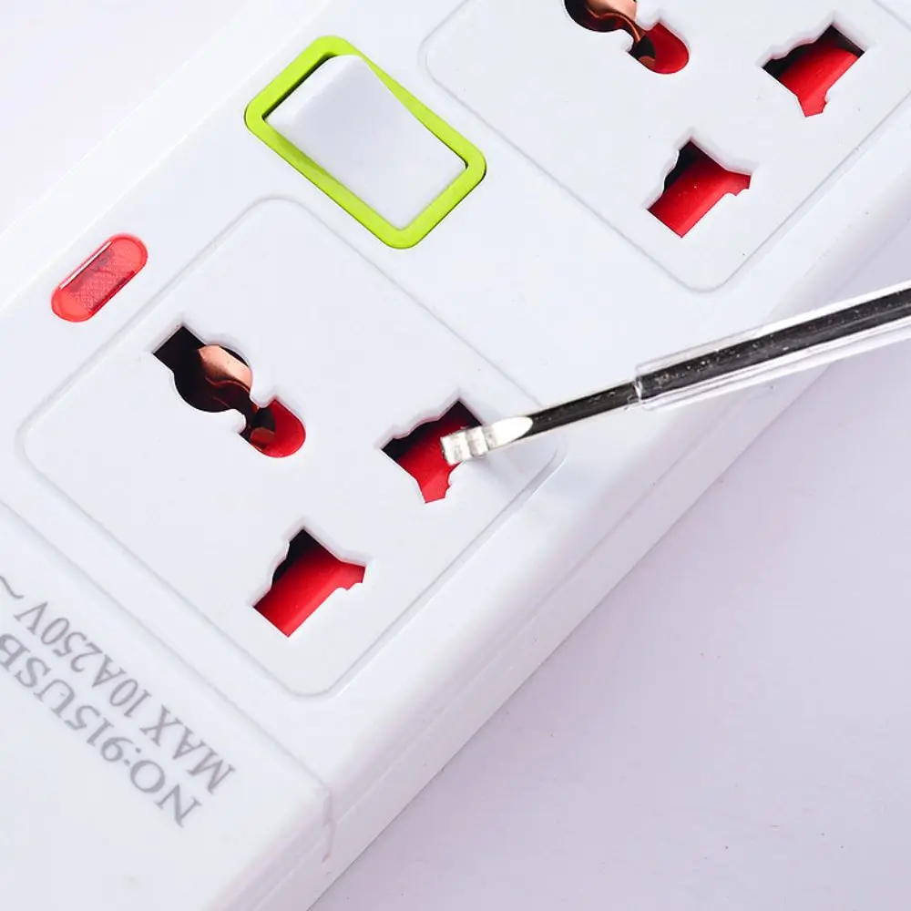 Пластиковая универсальная розетка белая портативная удлинитель питания зарядка