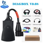 Диагностический сканер A +++ Lexia3 PP2000 Diagbox V9.68 для Peugeot диагностический сканер для автомобиля Citroen диагностический инструмент механические инструменты Бесплатная доставка