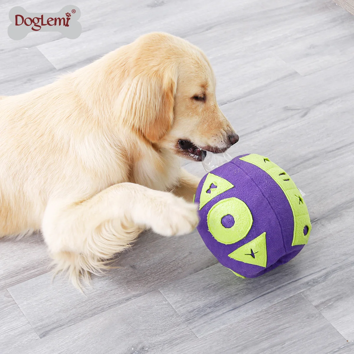 

IQ Training Slow Eating Squeaker Toys ,Plush Snuffle Pet Dog Toy Squeaky