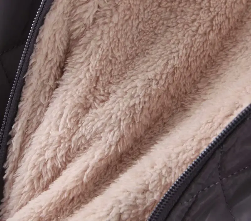 Женское зимнее утепленное пуховое пальто теплая парка с флисовой подкладкой