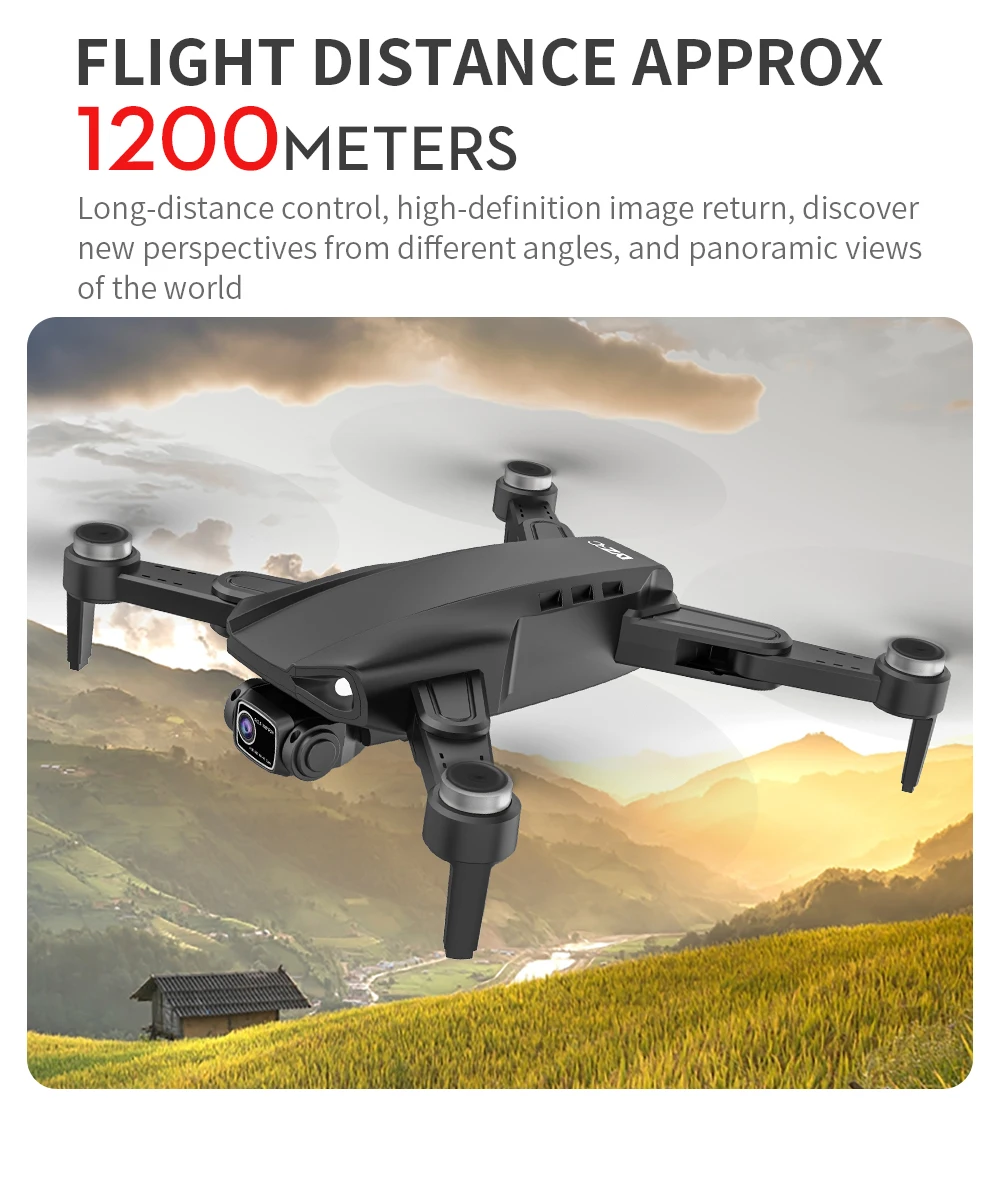 

Dron Profesional Plegable con GPS RC Dual Camera Drone Visual Obstacle Avoidance Brushless Motor GPS 5G WIFI Drones Professiona