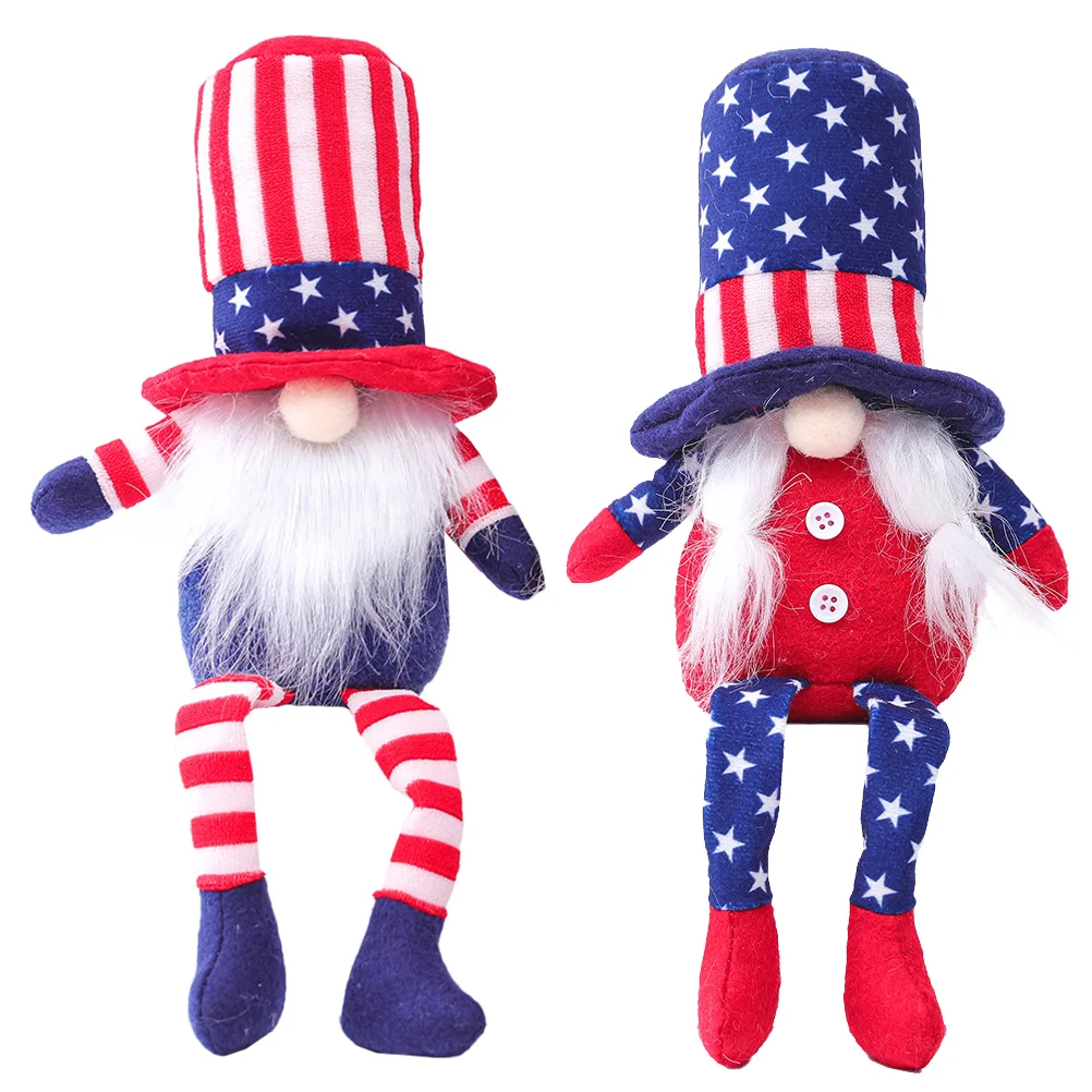 

Day Independence Plushdecoration American Gnome Gnomes Veterans Tomte Elf Table President Election Party Favor