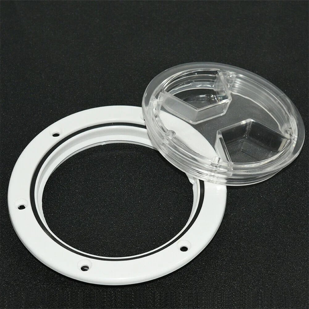 

6 Inch Marine Boat Clear Top Lid Twis Lock Deck Plate Inspection Hatch Cover Deck Inspection Hatch Marine Access Hatch Cover