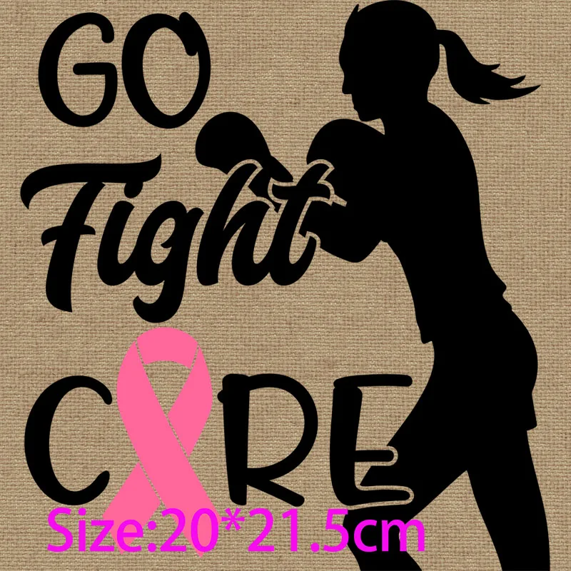 Просто надень и покажи: Осведомленность о раке груди, Жена, Мама, Борец, Сильнее, чем жизнь, Борись полноцветным DTF-переводом.