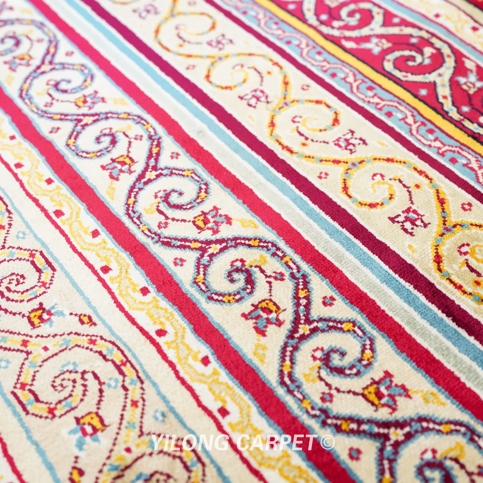 2 5 'x8' винтажный персидский шелковый коврик для бега Isfahan Цветочные бегунки