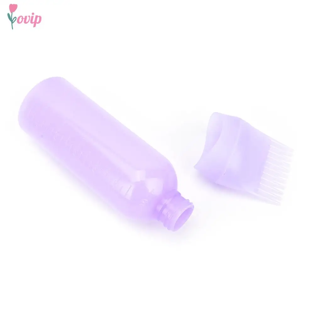 

1pc Hot 120 ML Hair Dye Bottle Applicator Brush Dispensing Salon Hair Coloring Dyeing Gift For Girls Styling Tool