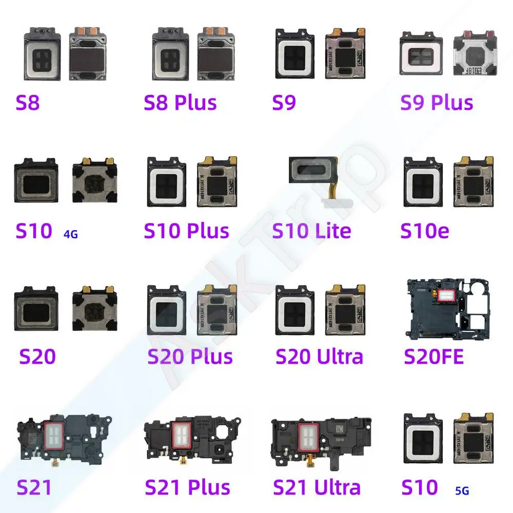 Оригинальный верхний передний наушник для Samsung Galaxy S8 S9 S10 S20 S21 Lite Plus ультра