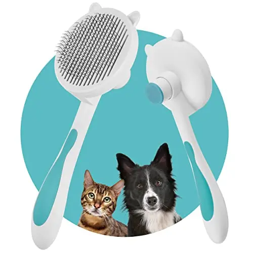 

Pet Cat Brush Self Cleaning Slicker Brush for Cats Dogs Hair Removes Pet Hair Removal Comb Pets Grooming Tool Cat Accessories