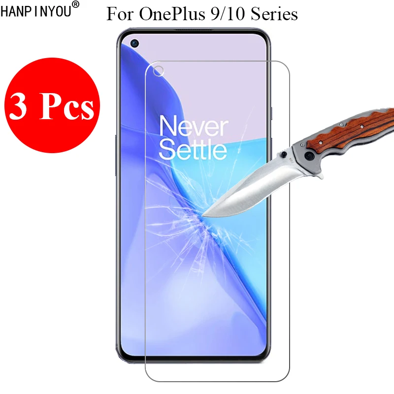 Закаленное защитное стекло 9H 2.5D для One Plus Ace 2 2V Racing 11R 10R 9 9R Pro, 3 шт./партия, защитная пленка и инструменты для очистки