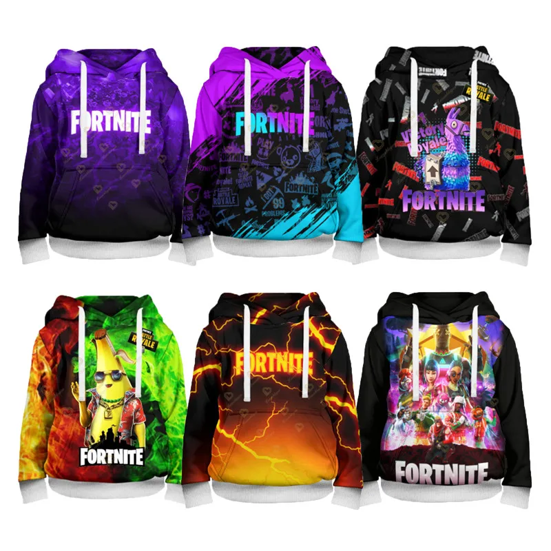 

Fortnite Victory Royale Sweatshirts Hoodies Men Women Children 3D Printed Long Sleeve Fashion Casual Hooded Streetwear Pullover