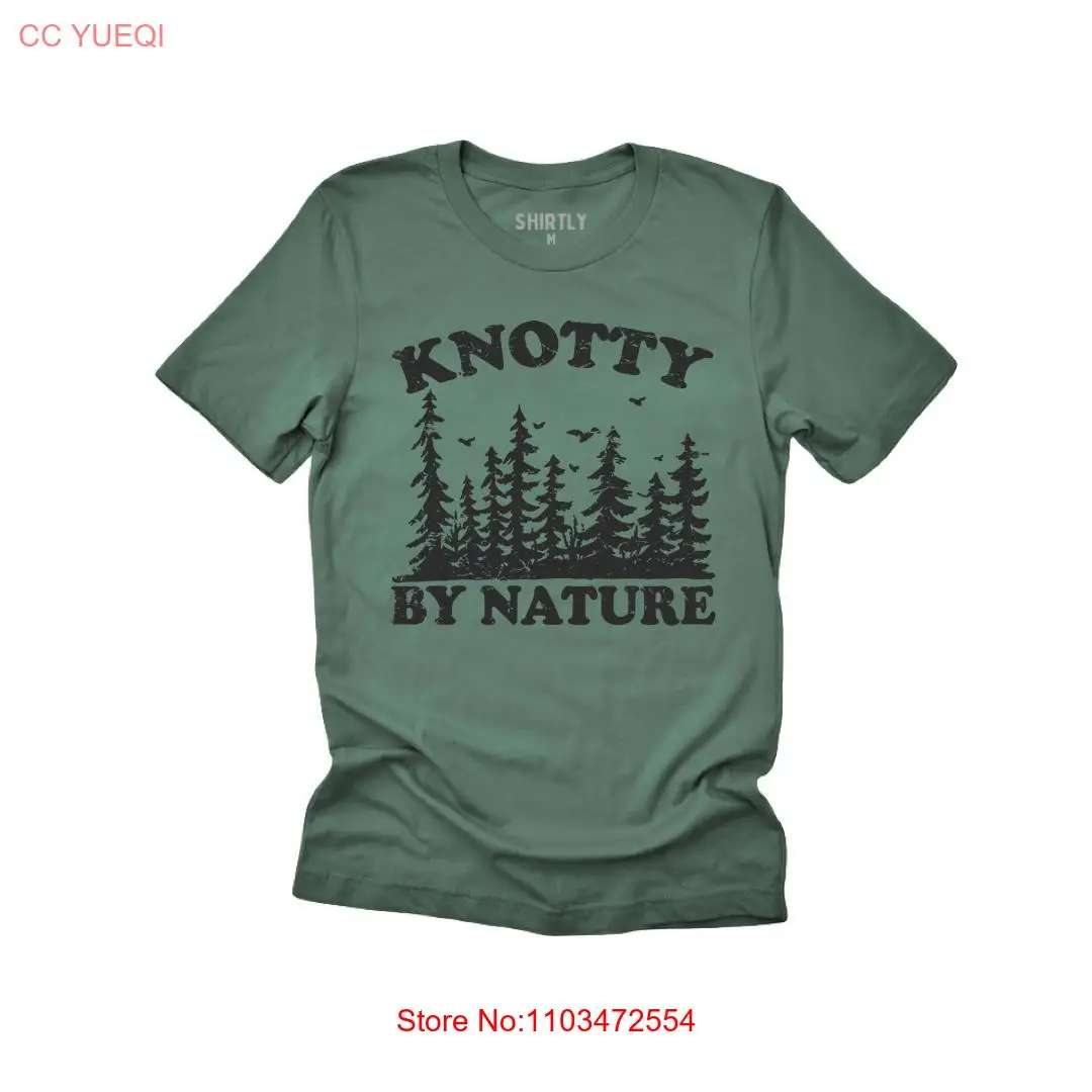 Футболка Knotty Nature свитер для кемпинга забавная футболка влюбленных подарок маме