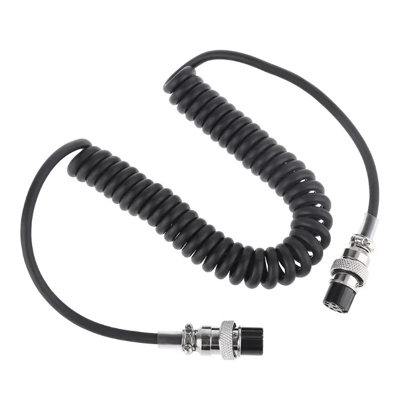 

8-контактный гнездовой до 8-контактный гнездовой кабель для авиационного микрофона, микрофонный кабель для трансивера Kenwood
