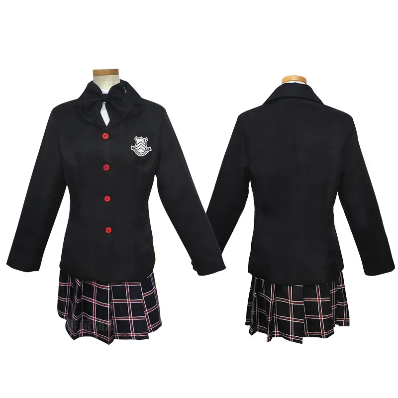 Аниме Persona 5 Касуми Йошизава карнавальный костюм школьная форма платье женский на